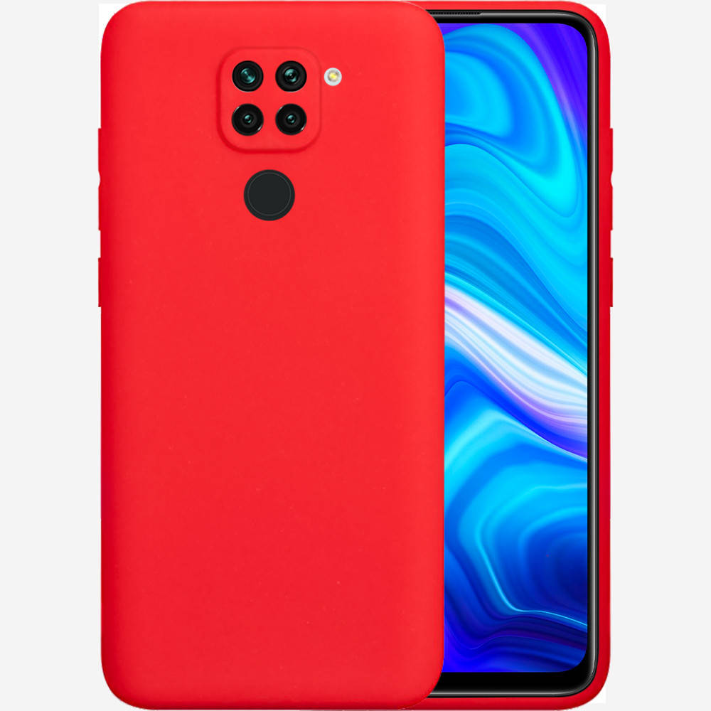

Чехол силиконовый для Xiaomi Redmi Note 9 красный (ксиоми сяоми редми нот 9)