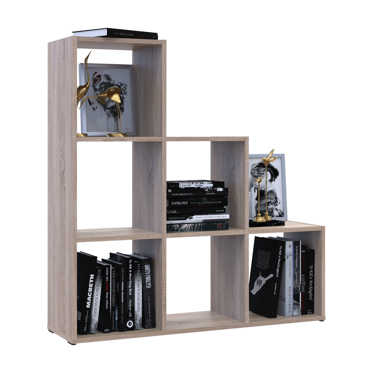 Стелаж Doros Степ 3х3 Дуб сонома відкритий 102.6х28.8х106.1 (41516160) 5