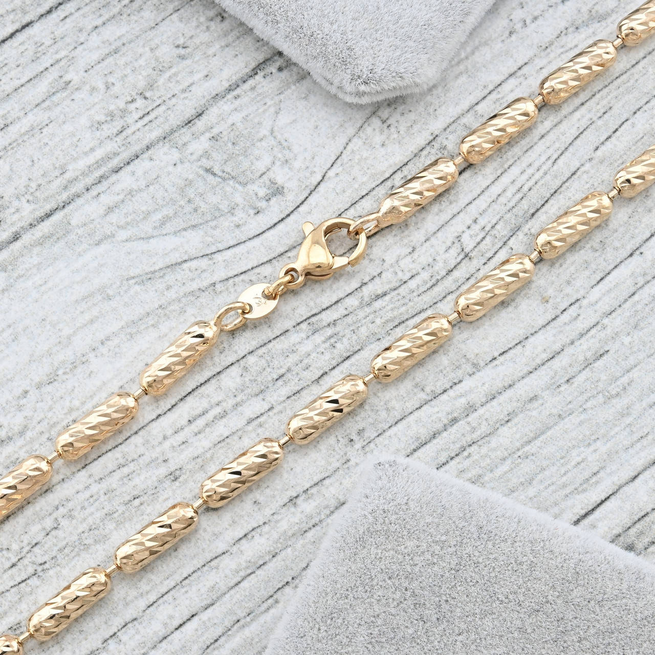 

Цепочка Xuping 35607 ширина 3 мм позолота 18К длина 50