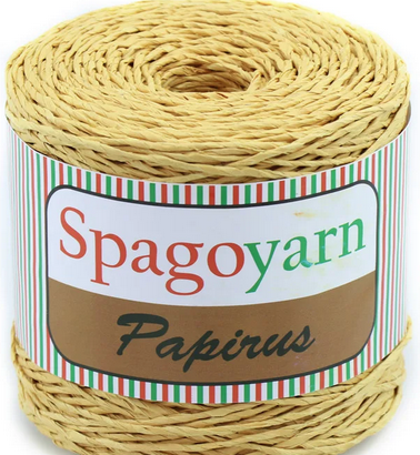 

Пряжа Papirus SpagoYarn-охра