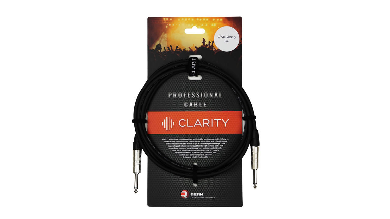 

Инструментальный кабель CLARITY JACK-JACK-G/3m