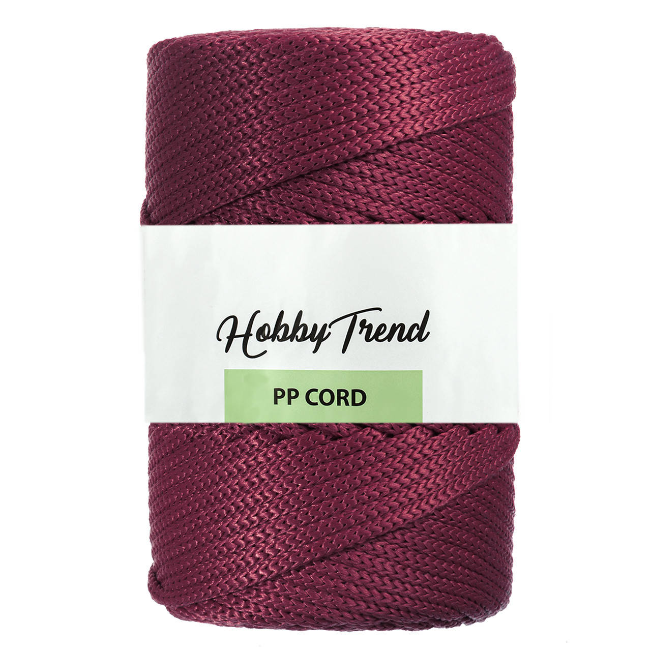 

Шнур поліпропіленовий Макраме Hobby Trend. Вишня 500г, 120м, 5 мм