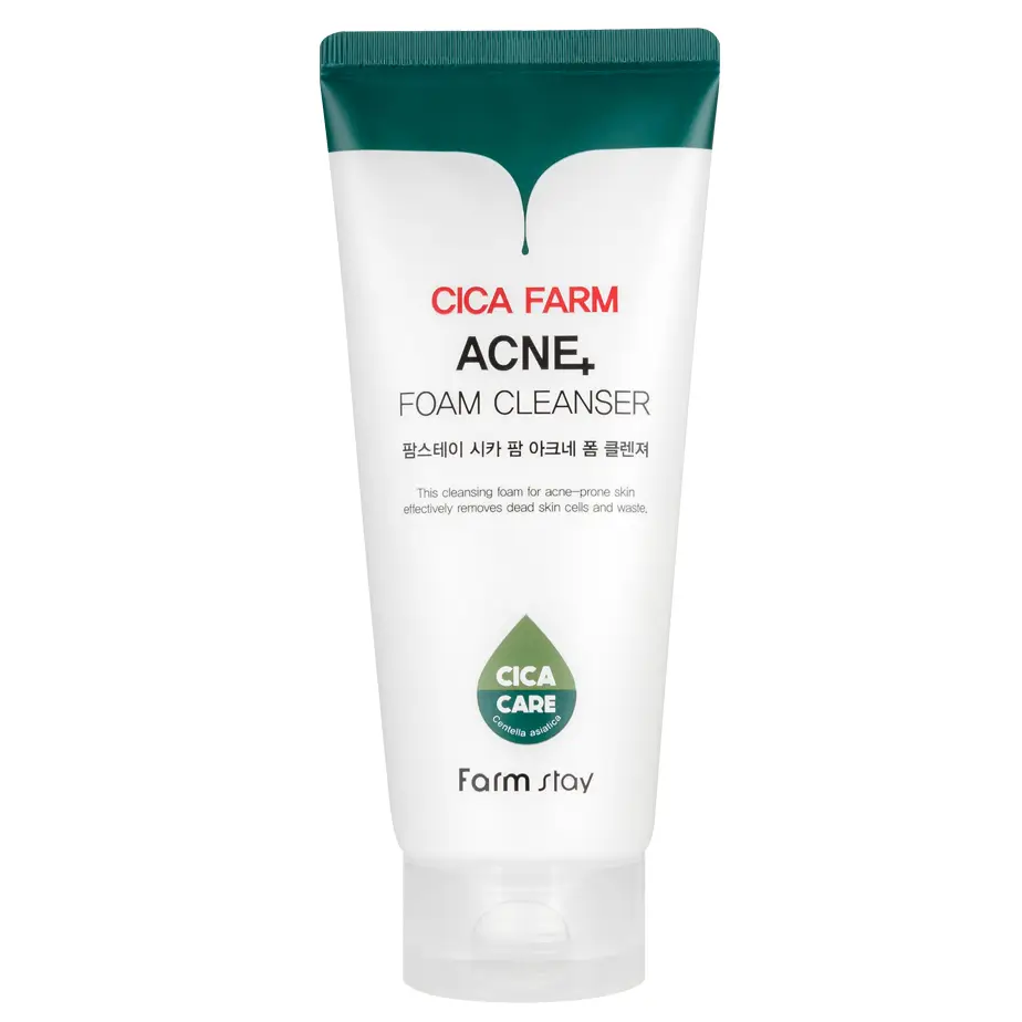 

Очищающая пенка для проблемной кожи FarmStay Cica Farm Acne Foam Cleanser 180 ml