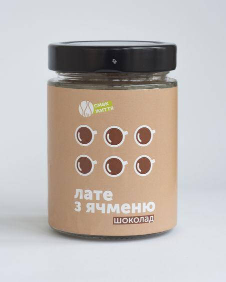 

Шоколадний лате з ячменю, 170 г Смак Життя