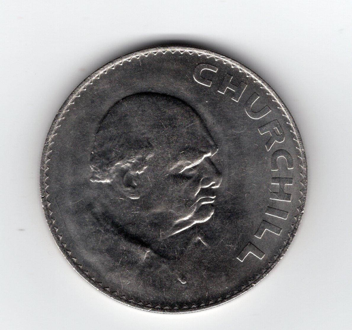 

Велика Британія 5 шилінгiв, 1965 - Cер Вінстон Черчилль