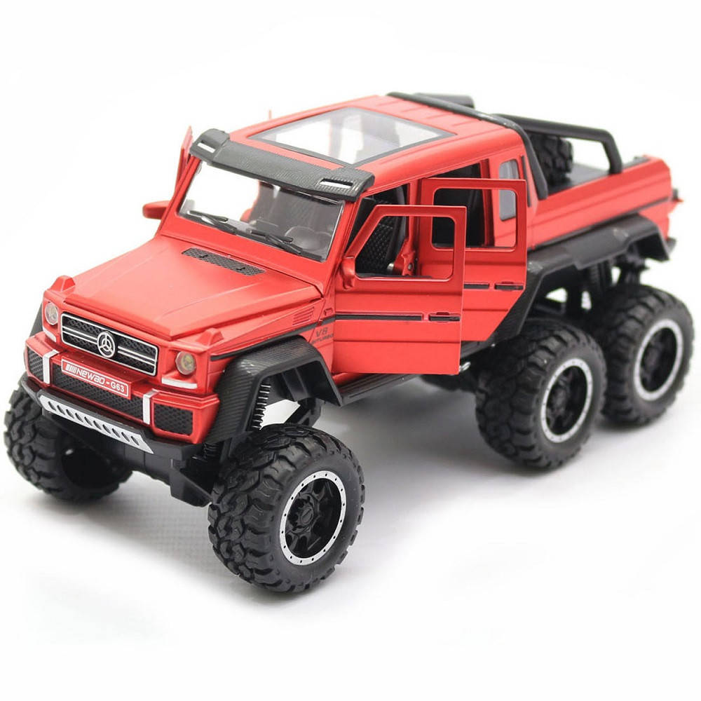 

Коллекционныая Железная Игрушечная Машинка Mercedes-Benz AMG 6x6, Красный
