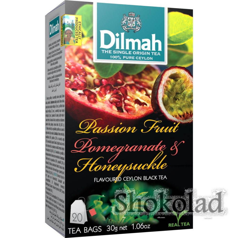 

Dilmah Чай черный пакетированный Маракуйя и гранат