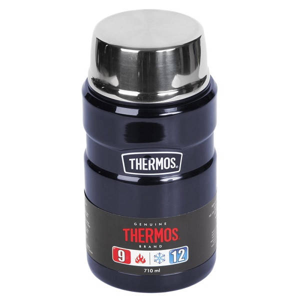 

Термос для еды Thermos King Flask 710 мл Midnight Blue (173030), Синий