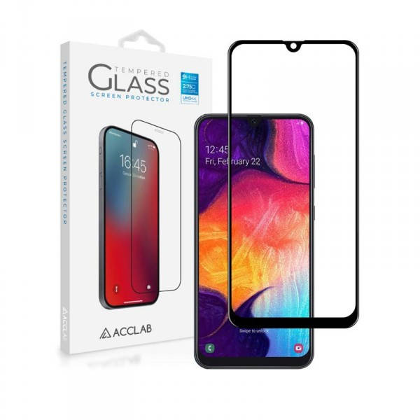 

Защитное стекло ACCLAB Full Glue для Samsung Galaxy A50 SM-A505 Black (1283126508592), Черный