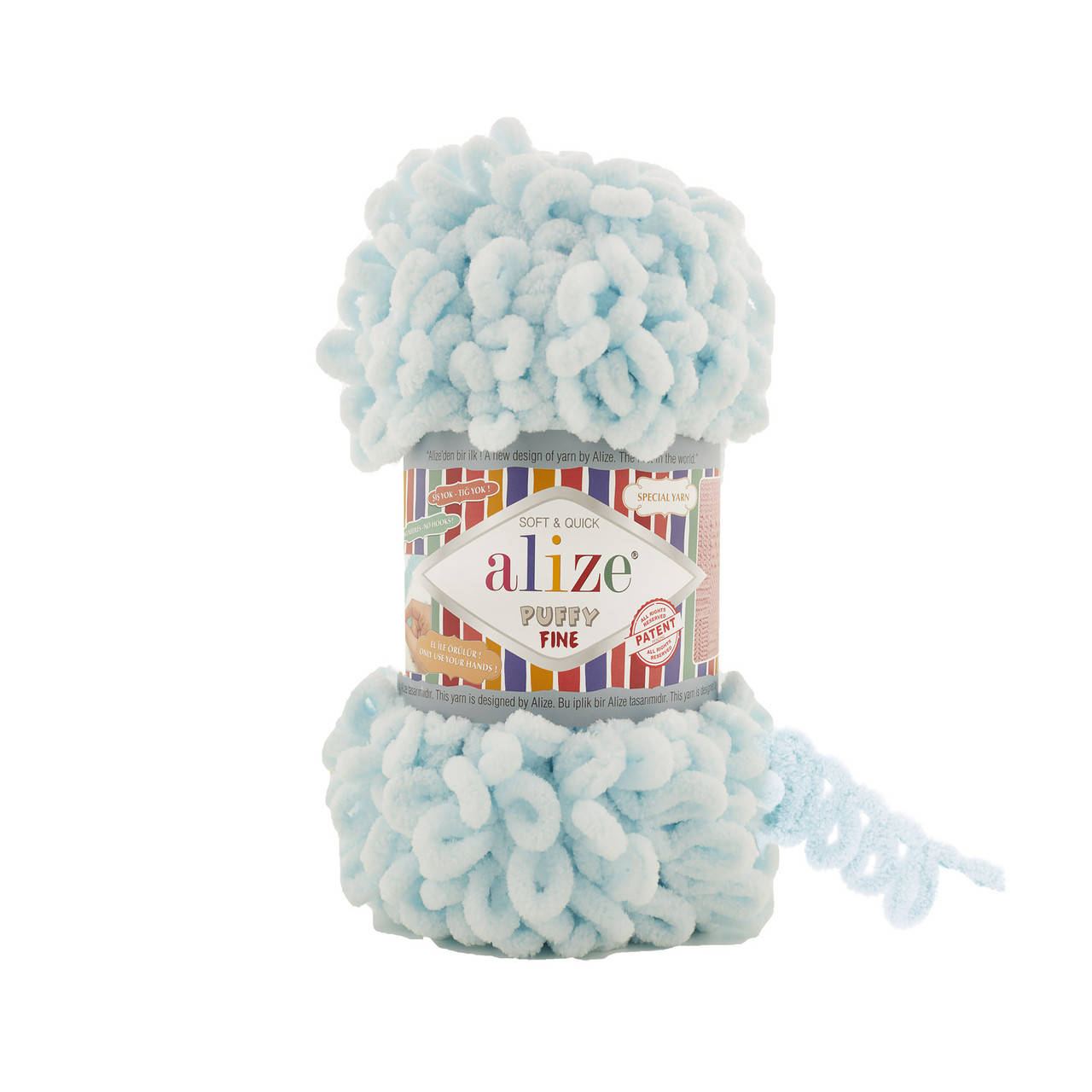 

Alize Puffy Fine , цвет 522 мята