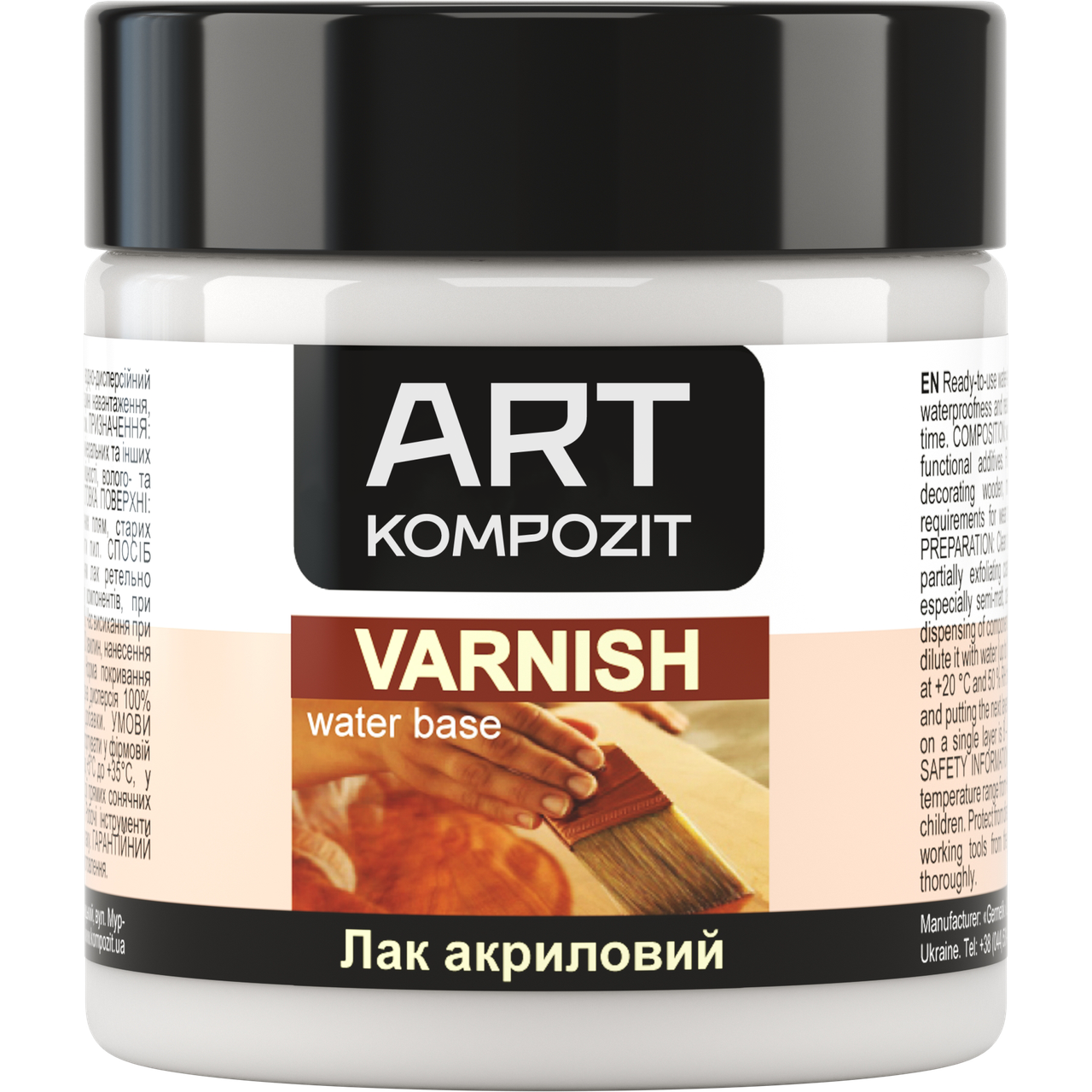 

Лак акриловый ART Kompozit (Цвет: Бесцветный, Фасовка: 150 мл, Блеск: шелковисто-матовый)