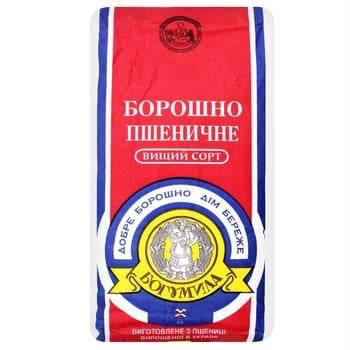

Борошно Богумила пшеничне вищий сорт 2кг