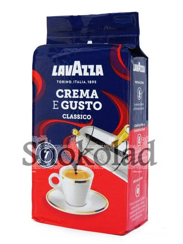 

Кофе молотый Lavazza Crema E Gusto Classico 250 г.