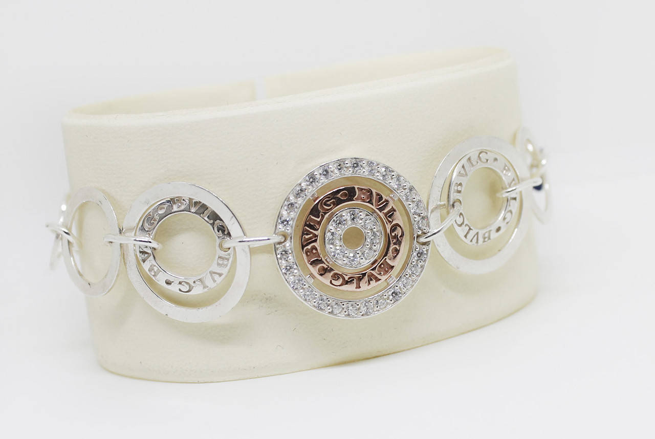 

Браслет серебряный с кубическим цирконием 13,67 г