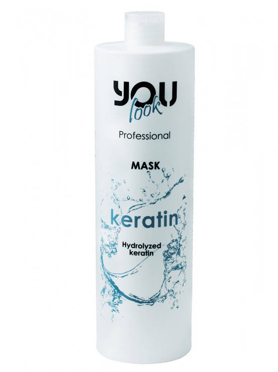 

Бальзам-маска с кератином для тонких и ломких волос - восстановление You Look 1000 мл