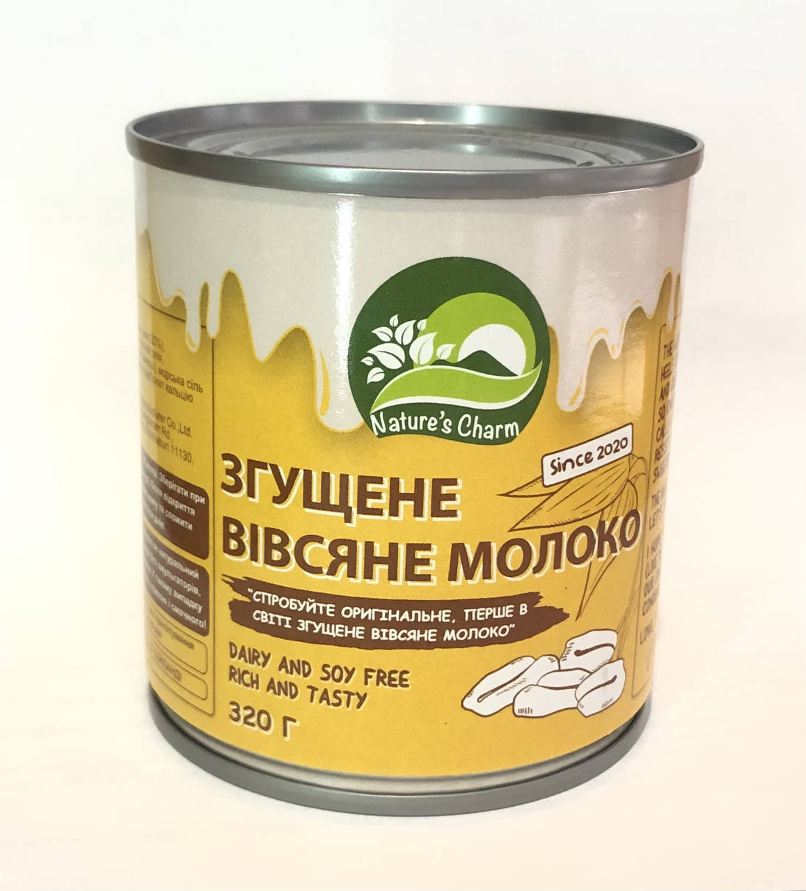 

Сгущенка овсяная Natures Charm 320 мл