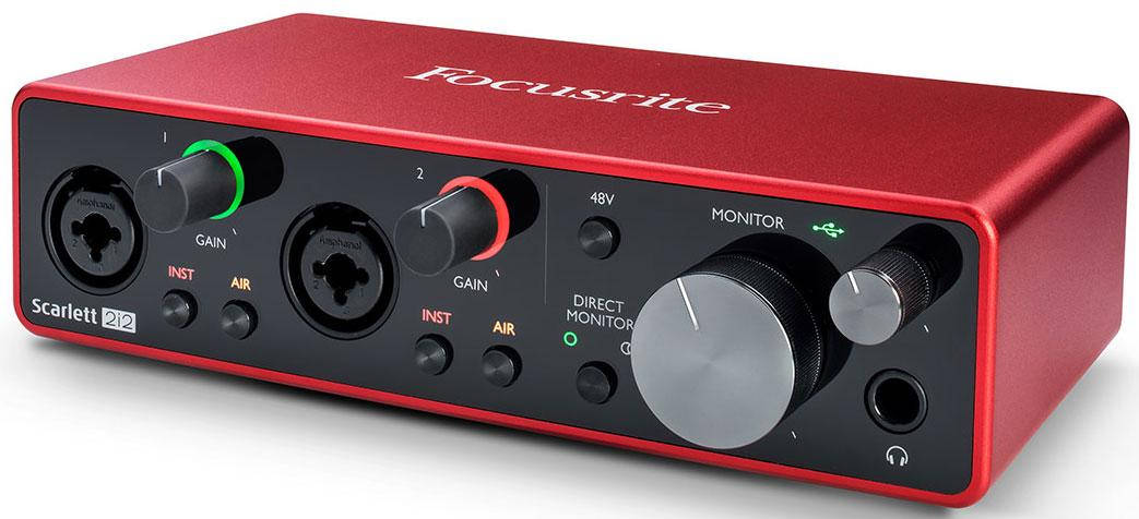

Звуковая карта Focusrite Scarlett 2i2 3rd Gen