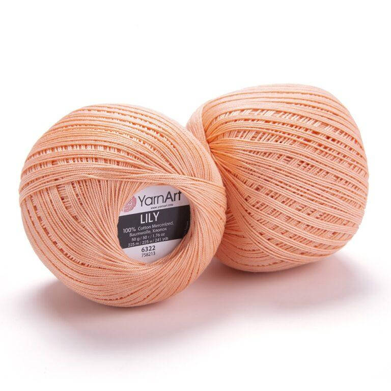 

YarnArt Lily - 6322 персик, Персиковый