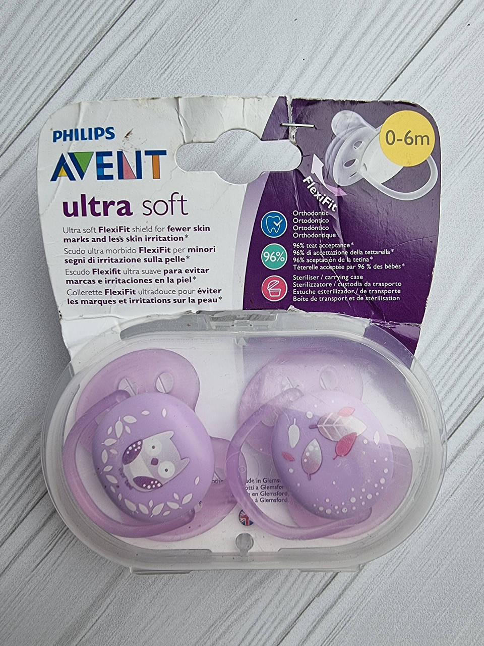 

Пустышки ортодонтические для девочки Philips Avent 0-6 мес (2 шт)