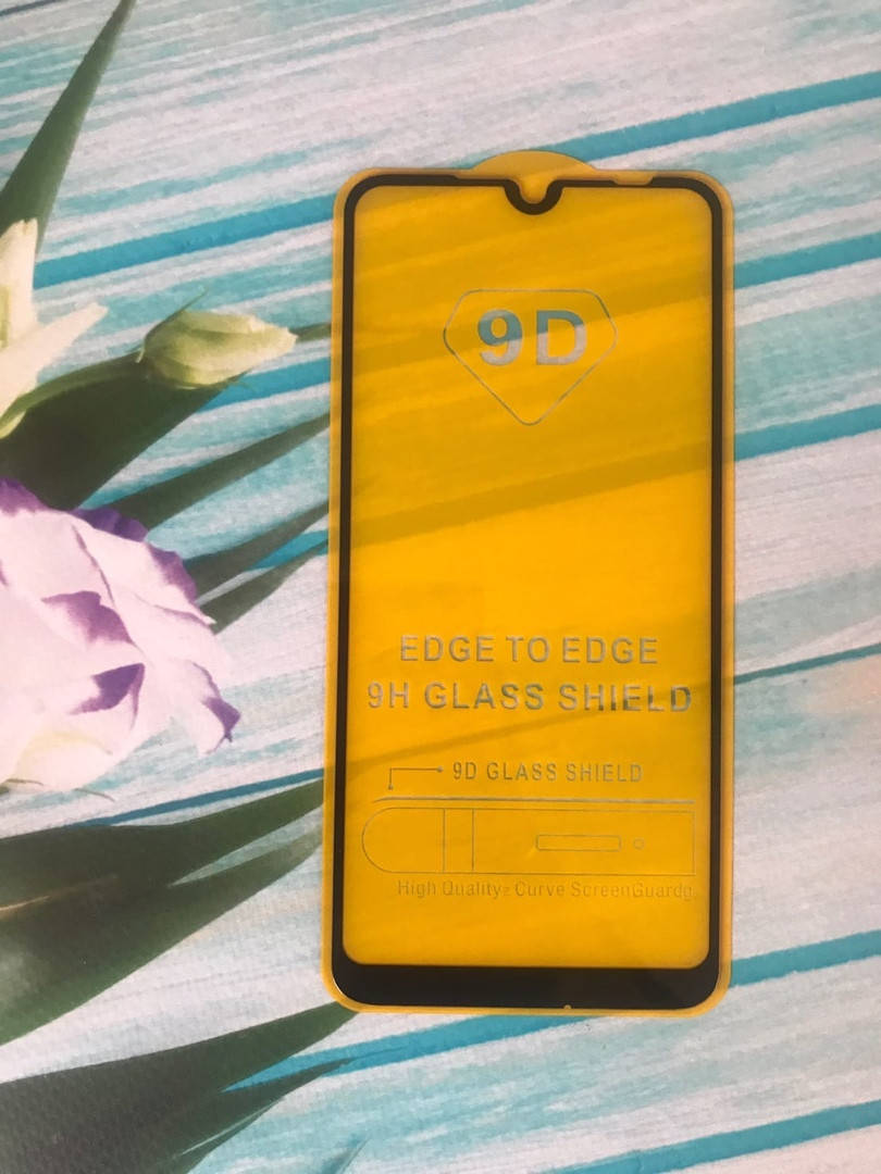 

Защитное стекло 5D для Xiaomi Redmi Note 7 Черное