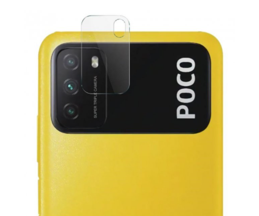 

Защитное стекло на камеру для Xiaomi Poco M3
