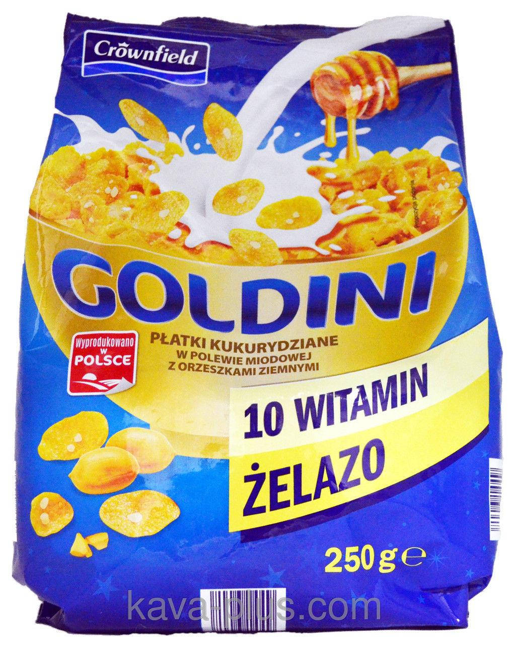 

Сухой завтрак Crownfild Platki Kukurudziane 10 witamin 250г