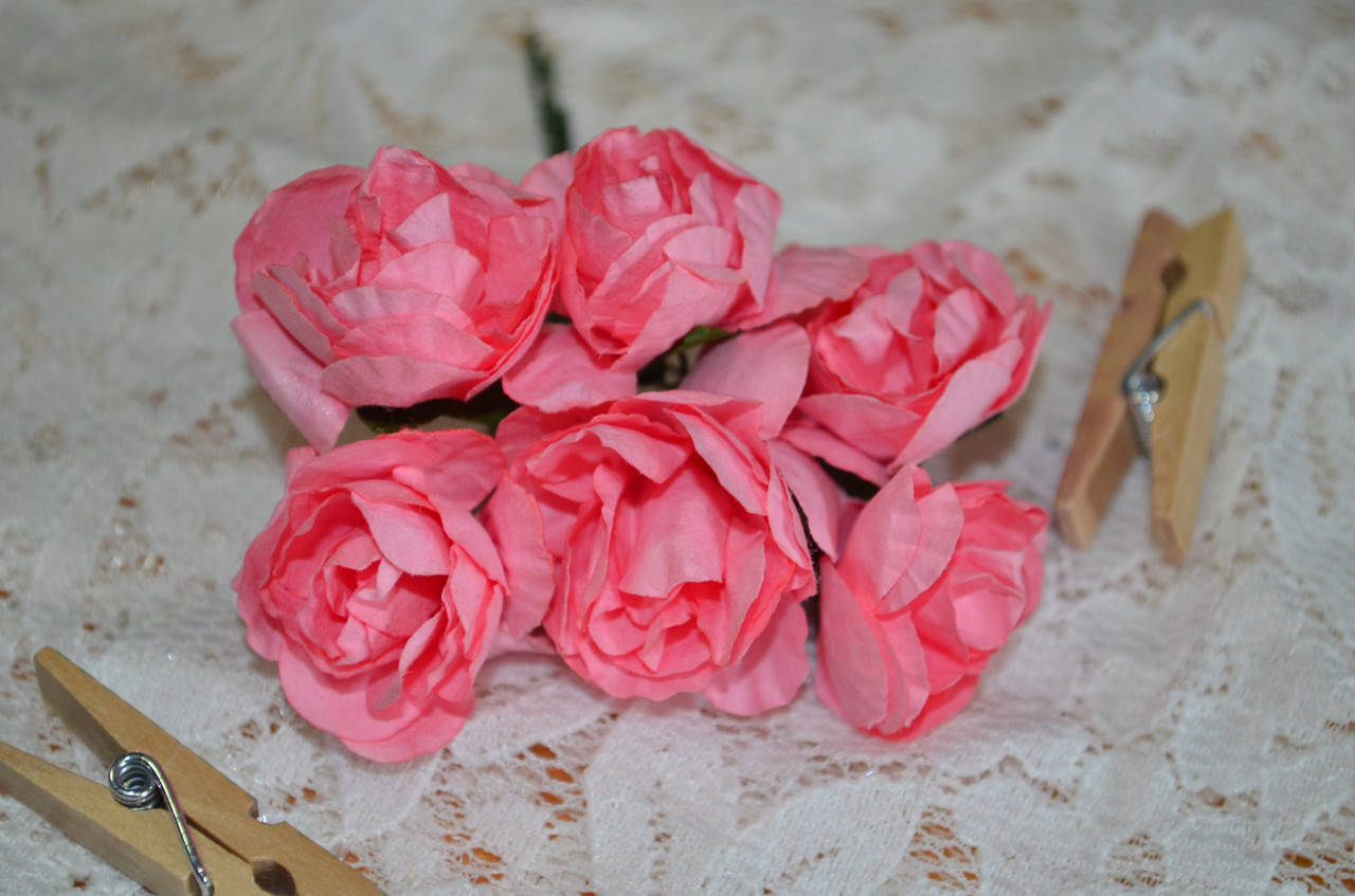 

Букет розы (цена за букет из 6 шт). Цвет - розовый