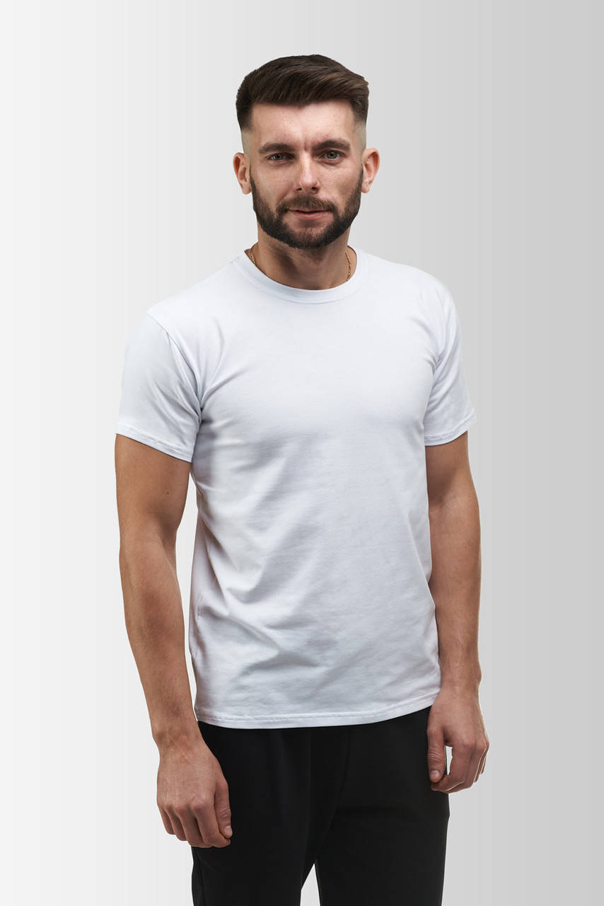 

Футболка мужская классическая Vsetex Белая XL