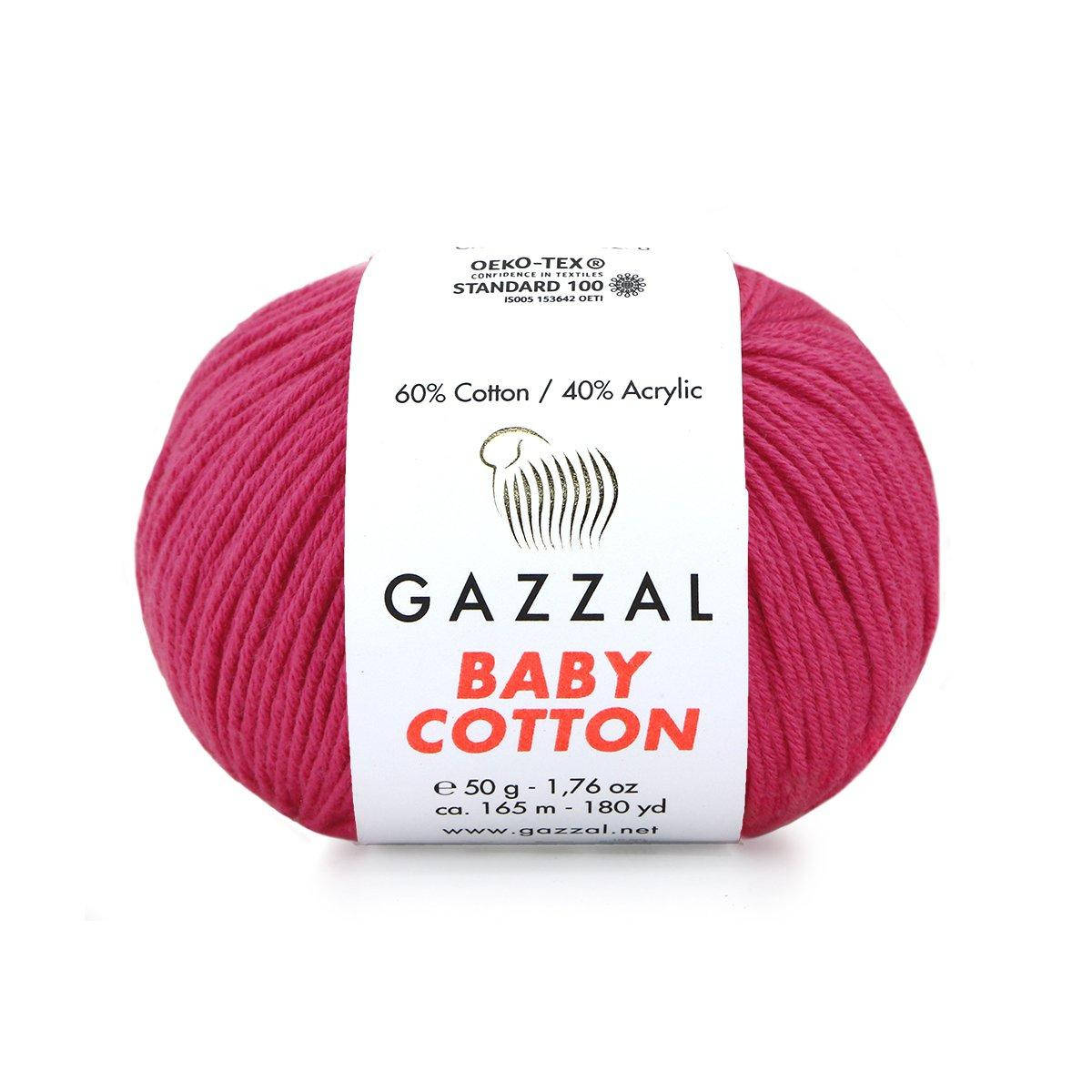 

Gazzal Baby Cotton № 3415 малиновый