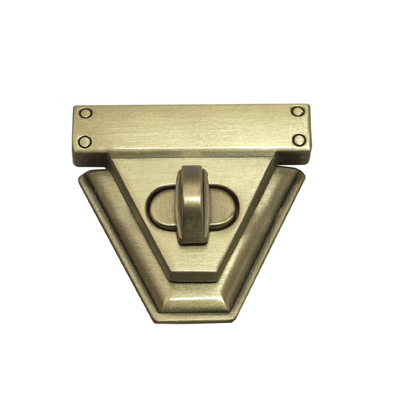 

Замок поворотний на гвинтах 5 см трапеція Бронза