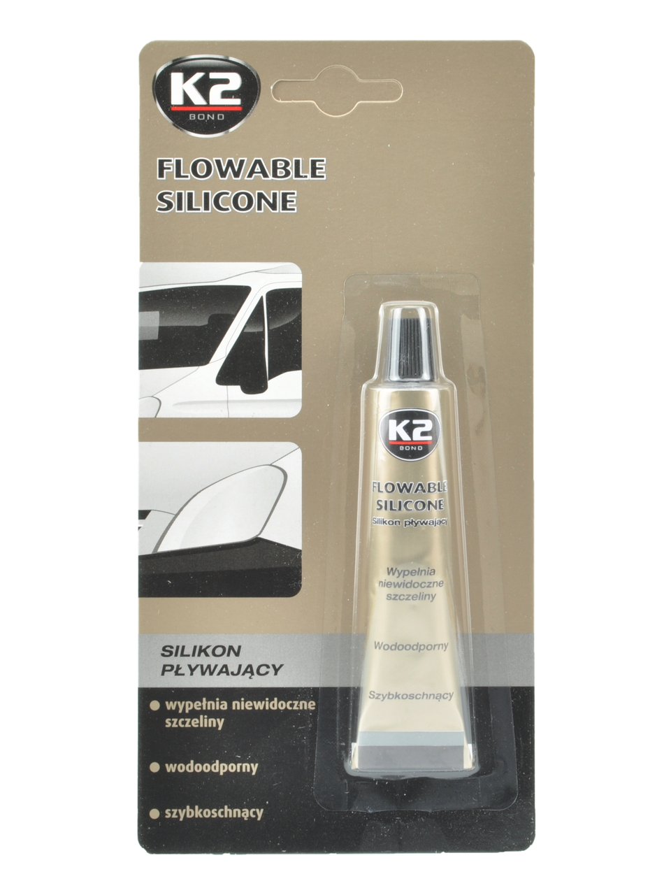 

Герметик силиконовый черный K2 Bond SILIC 21 г (B205)