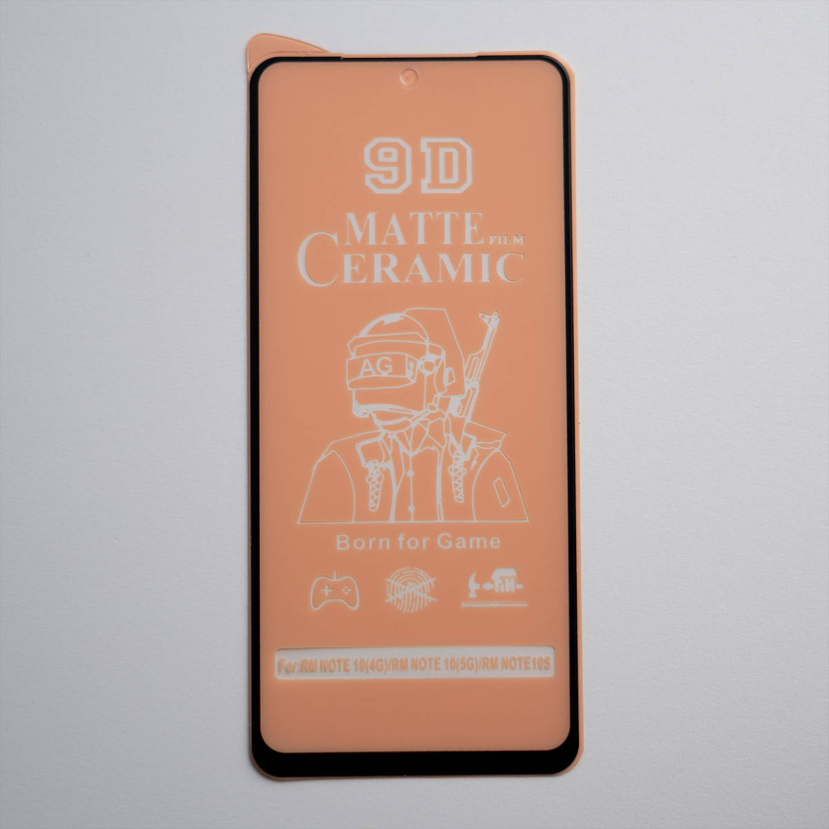 

Небьющееся защитное стекло Ceramics Matte для Xiaomi Redmi Note 10 (4G / 5G) твёрдость 9H черный