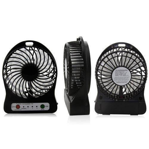 

Мини вентилятор mini fan с аккумулятором (Black), Новинка ф