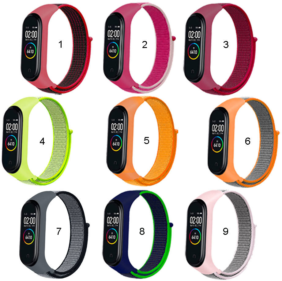 

Ремешок mi band 4 ремешок к браслету Mi Band 3 нейлоновый