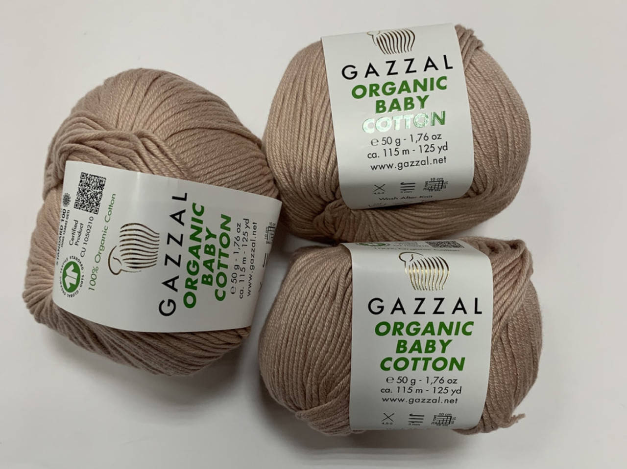

Турецкая Пряжа Gazzal Organic baby cotton