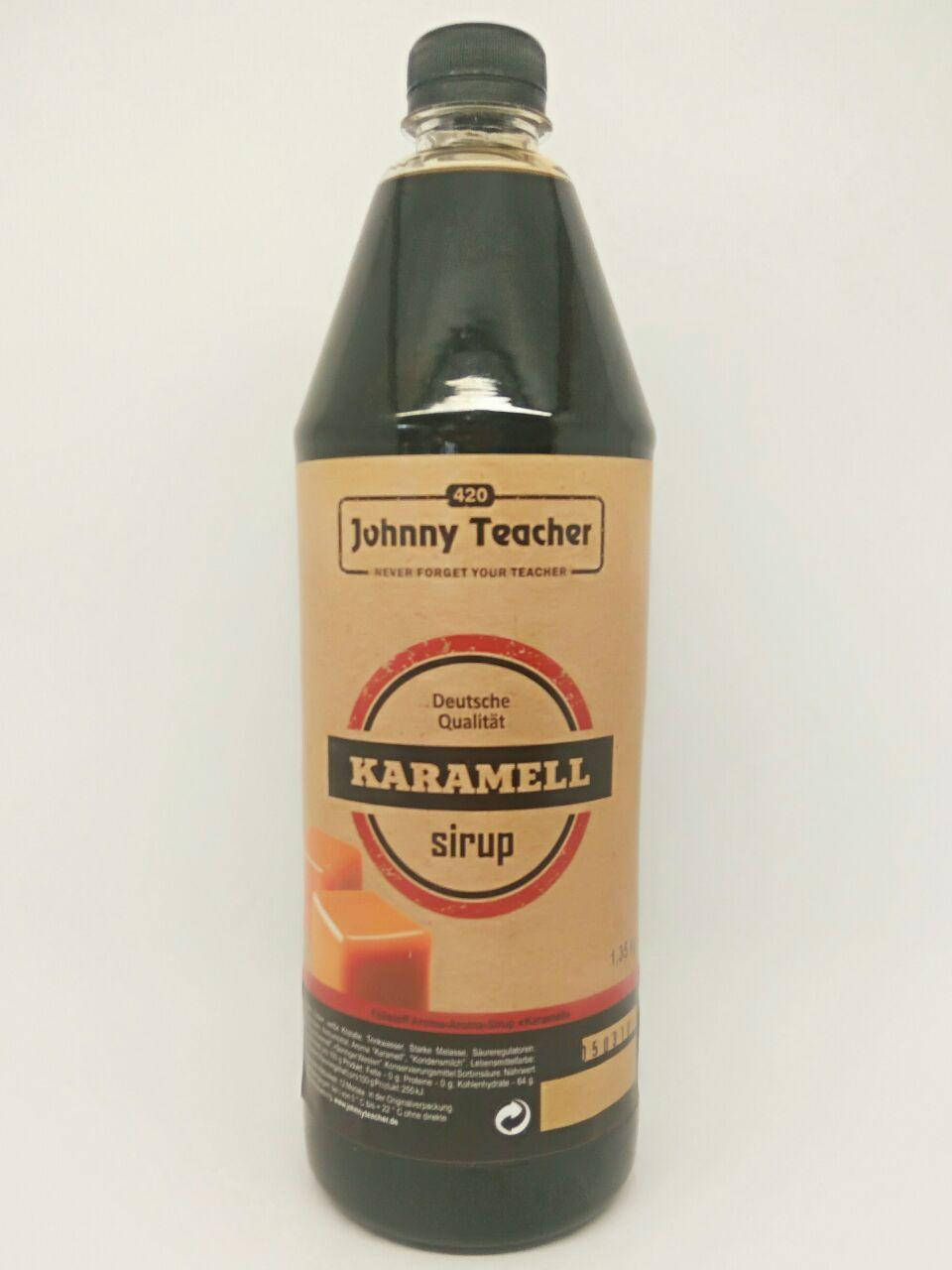 

Сироп ТМ Johnny Teacher Карамель 1350 г (пластик)