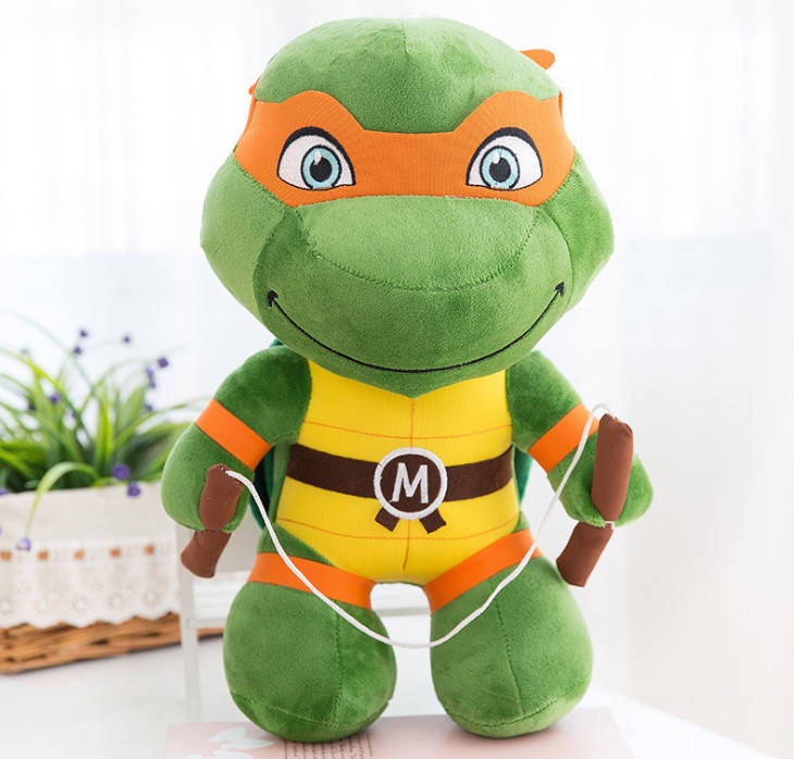 

Мягкая игрушка Черепашки Ниндзя Michelangelo Микиланджело 24 см.