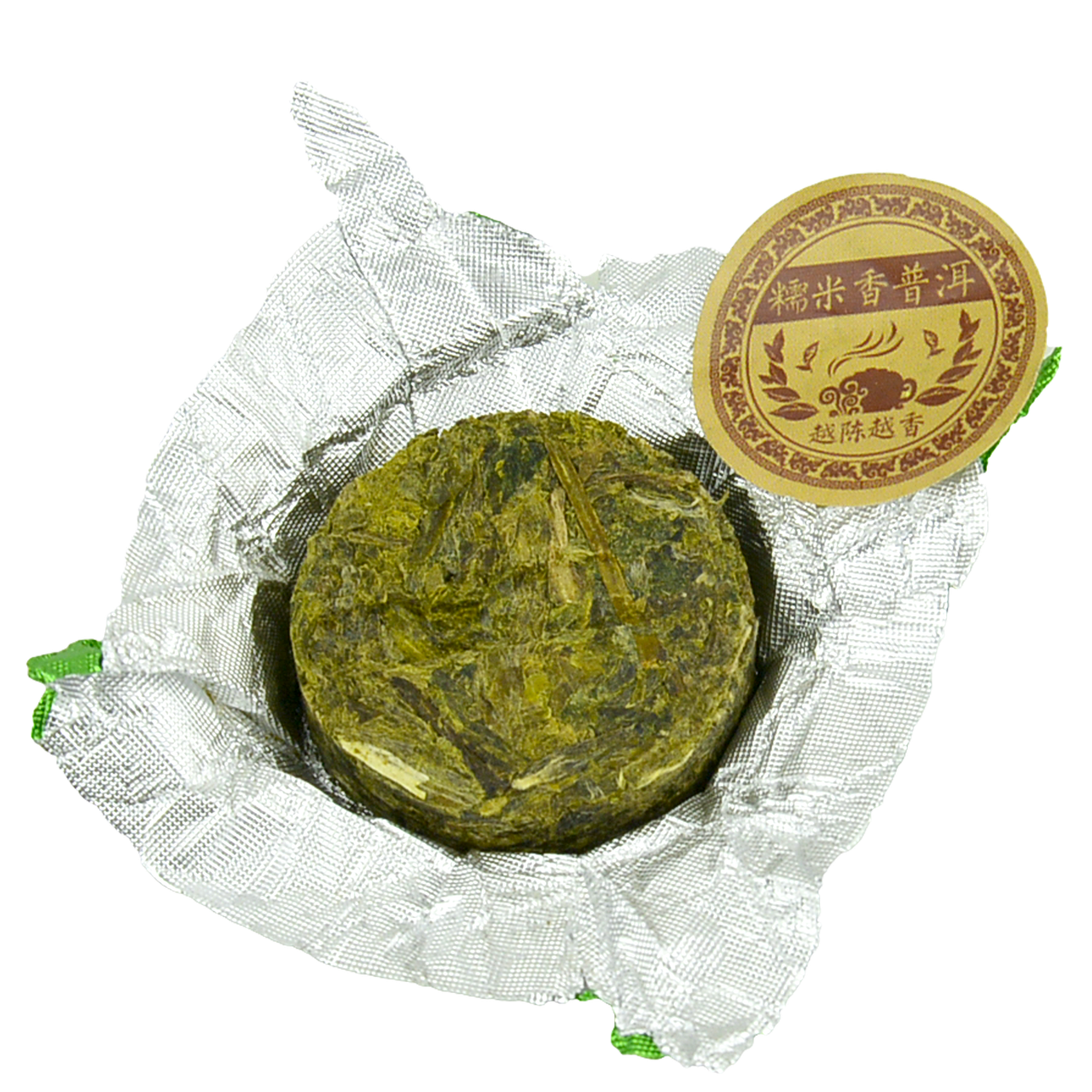 

Чай Пуэр выдержанный 30 лет ШУ"Гурман"с рисом Медаль1 шт