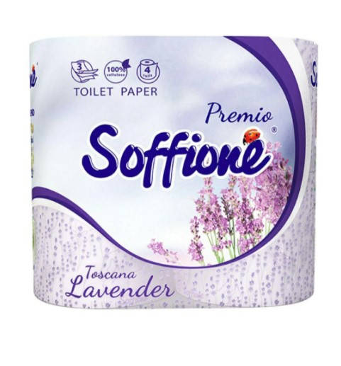 

Туалетний папір Soffione 3-шаровий 4 шт