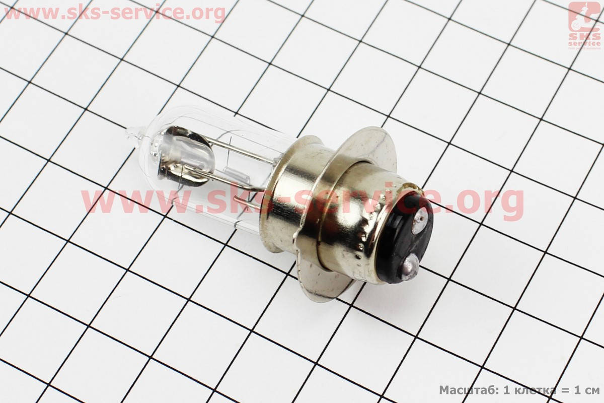 

Лампа фары P15D-25-1 12V 18/18W