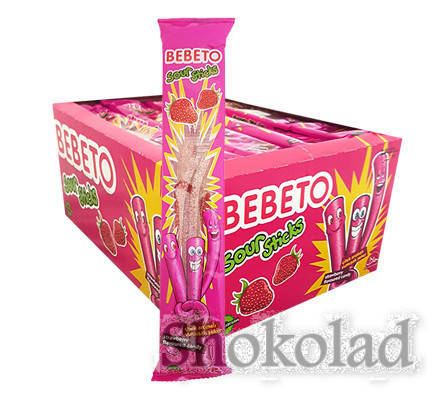 

Bebeto Sour Sticks Pack КЛУБНИКА 35 г