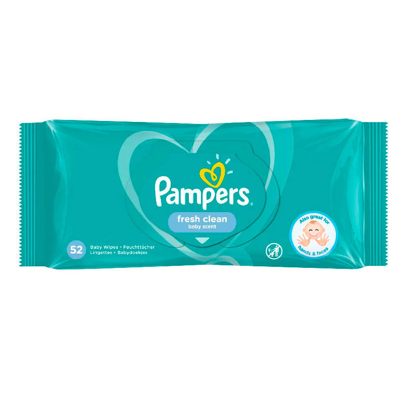 

Салфетки влажные детские "Pampers" 52шт