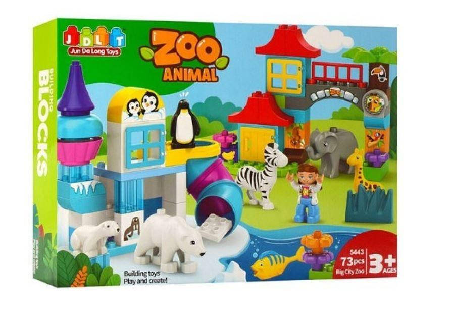 

Конструктор "Зоопарк", 73 детали, в коробке JDLT 5443