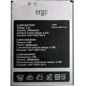 

Аккумулятор для мобильного телефона Ergo B500 First, (Li-ion 3.85V 2000mAh)