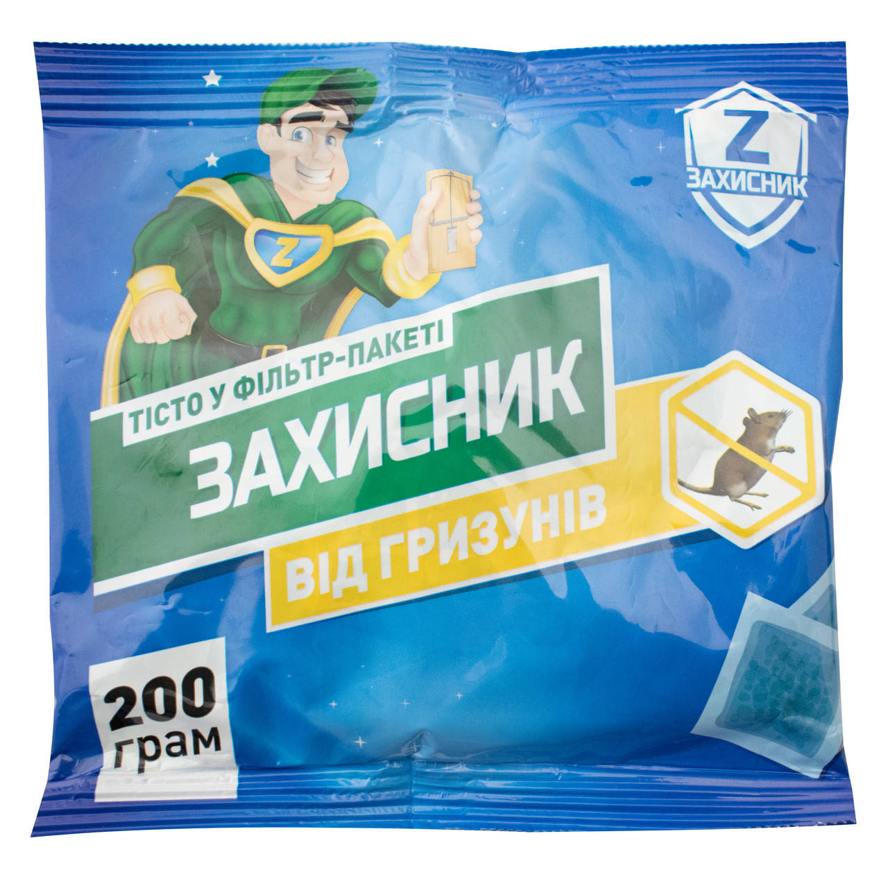 

Тесто от крыс и мышей Захисник 200 г Укравіт