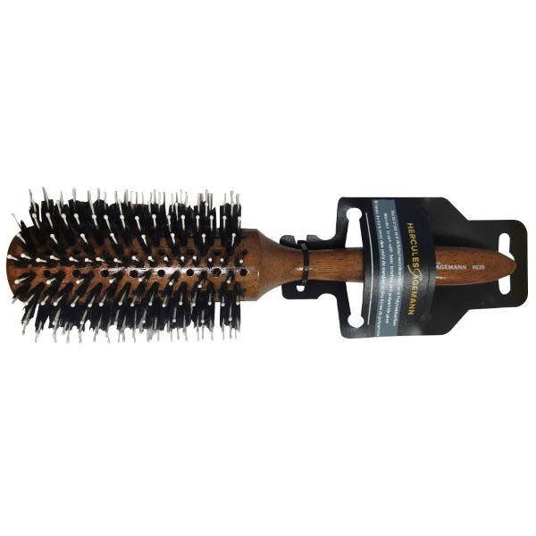 

Hercules round brush walnut. Щетка круглая комбинированная, брашинг. Орех.