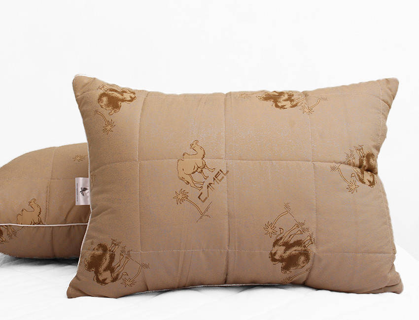 

Подушка лебяжий пух, Camel, размер 50х70 см (стеганная)