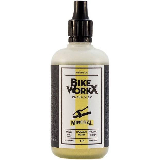 

Тормозная жидкость (минеральное масло) BikeWorkX Brake Star Mineral Oil (100 мл)