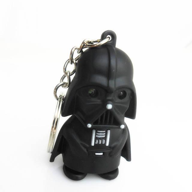 

Брелок из фильма «Звездные войны» для ключей "Дарт Вейдер" со светящимися глазами (красным цветом)!
