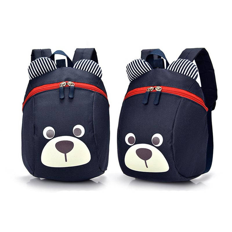 

Рюкзак детский маленький мишка Baby Bag Синий с поводком ( IBD001Z )